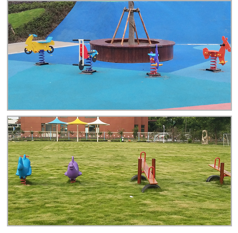 幼兒園兒童搖搖樂使用場景